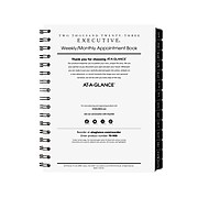 2023 AT-A-GLANCE Executive 6.5" x 8.75" Weekly & Monthly Appointment Book Refill, White (70-908-10-23)