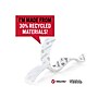 Velcro Eco 0.88" x 10' Sticky Back Hook & Loop Fastener, White (VEL-30195-USA)~#|#~sp152369780_sc7
