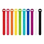 Wrap-It Storage Cable Ties, 8" x 0.75", Assorted Colors, 10/Pack (410-8MC)~#|#~sp152369880_sc7