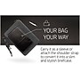 HP Polyester Laptop Sleeve for 15.6" Laptops, Black/Brown (1G6D6AA)~#|#~sp152449779_sc7