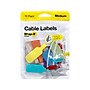 Wrap-It Storage Cable Labels, Assorted Colors, 10/Pack (410-CL-MD-MC)~#|#~sp152449901_sc7
