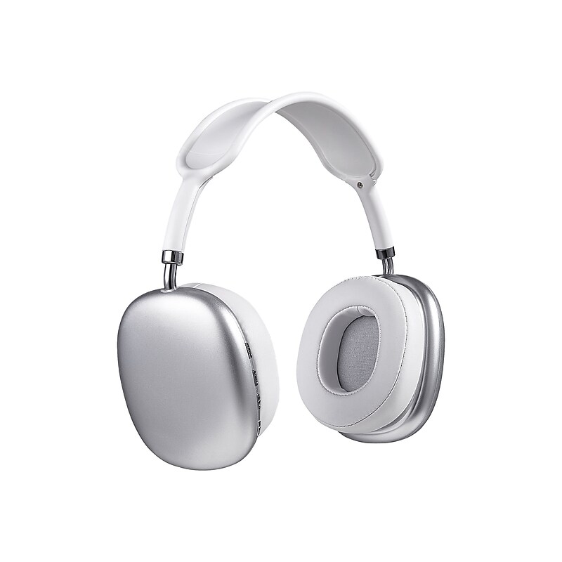 Vivitar Air Vibes Wireless On-Ear Headphones, Bluetooth, White/Silver (V50023BTWHSIT36) image 1