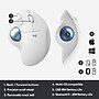 Logitech ERGO M575 Wireless Ergonomic Trackball Mouse, Off White (910-006437)~#|#~sp152694915_sc7