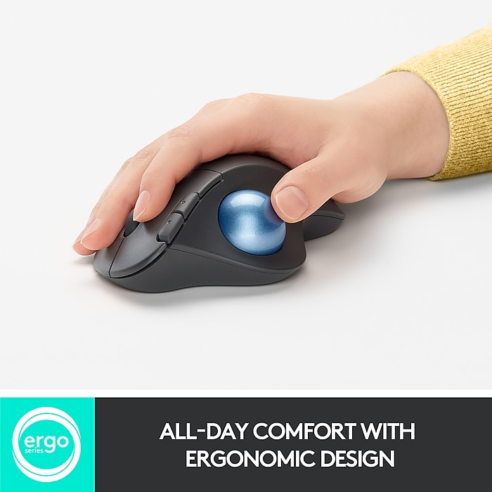 Logitech ERGO M575 Wireless Ergonomic Trackball Mouse