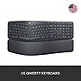 Logitech ERGO K860 for Business Wireless Ergonomic Keyboard, Graphite (920-010175)~#|#~sp152695151_sc7