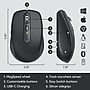 Logitech MX Anywhere 3 for Business Wireless Ergonomic Laser Mouse, Graphite (910-006204)~#|#~sp152695163_sc7