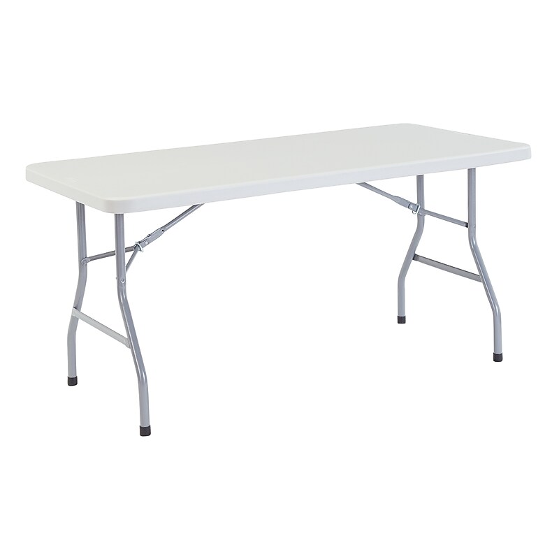 NPS® Heavy Duty Folding Table, 30 x 60, Speckled Gray (BT30601) image 1
