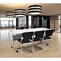 NPS BPFT Series Flip-N-Store 72"W x 24"D Training Room Table, With Wheels, Speckled Gray (BPFT-2472)~#|#~sp152707399_sc7
