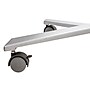 NPS Cafe Time Adjustable-Height Table, Charcoal Slate/Silver (CTT3042)~#|#~sp152707404_sc7