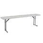 NPS Heavy Duty Seminar Folding Table, 18 x 96, Speckled Gray (BT1896)~#|#~sp152707497_sc7