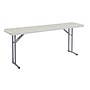 National Public Seating BT1800 Series 6' x 18" Plastic Folding Table, Speckled Gray (BT1872)~#|#~sp152707608_sc7