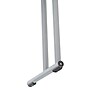 National Public Seating BT1800 Series 6' x 18" Plastic Folding Table, Speckled Gray (BT1872)~#|#~sp152707704_sc7