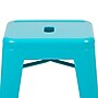 Flash Furniture Cierra Industrial Metal Stackable Counter-Height Bar Stool without Back, Teal, 4-Pieces/Pack (4ET3132024TLR)~#|#~sp152793925_sc7