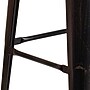 Flash Furniture Lily Industrial Metal Barstool without Back, Black-Antique Gold, 4-Pieces/Pack (4CH3132030BQW)~#|#~sp152794110_sc7