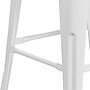 Flash Furniture Lily Industrial Metal Barstool without Back, White, 4-Pieces/Pack (4CH3132030WHW)~#|#~sp152794151_sc7