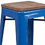 Flash Furniture Lily Industrial Metal Counter Height Stool without Back, Blue, 4-Pieces/Pack (4CH3132024BLW)~#|#~sp152794347_sc7