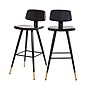 Flash Furniture Kora LeatherSoft Barstool, Black, 2-Pieces (AYS02BK)~#|#~sp152794353_sc7