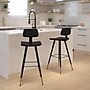 Flash Furniture Kora LeatherSoft Barstool, Black, 2-Pieces (AYS02BK)~#|#~sp152794359_sc7