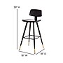 Flash Furniture Kora LeatherSoft Barstool, Black, 2-Pieces (AYS02BK)~#|#~sp152794364_sc7