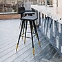 Flash Furniture Kora LeatherSoft Barstool, Black, 2-Pieces (AYS02BK)~#|#~sp152794365_sc7