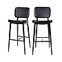 Flash Furniture Kenzie LeatherSoft Barstool, Black, 2-Pieces (AYS01BK)~#|#~sp152794370_sc7