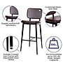 Flash Furniture Kenzie LeatherSoft Barstool, Brown, 2-Pieces (AYS01BR)~#|#~sp152794542_sc7