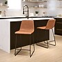 Flash Furniture LeatherSoft Counter Height Stools, Light Brown, 2-Pieces (2ETER1834524LB)~#|#~sp152794702_sc7