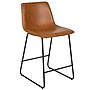 Flash Furniture LeatherSoft Counter Height Stools, Light Brown, 2-Pieces (2ETER1834524LB)~#|#~sp152794826_sc7