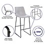 Flash Furniture LeatherSoft Barstool, Light Gray, 2-Pieces (2ETER1834530LG)~#|#~sp152795223_sc7