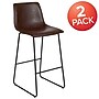 Flash Furniture LeatherSoft Barstool, Dark Brown, 2-Pieces (2ETER1834530DB)~#|#~sp152795673_sc7