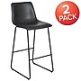 Flash Furniture LeatherSoft Barstool, Gray, 2-Pieces (2ETER1834530GY)~#|#~sp152795721_sc7