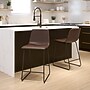Flash Furniture LeatherSoft Counter Height Stools, Dark Brown, 2-Pieces (2ETER1834524DB)~#|#~sp152796367_sc7