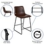 Flash Furniture LeatherSoft Counter Height Stools, Dark Brown, 2-Pieces (2ETER1834524DB)~#|#~sp152796376_sc7
