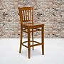 Flash Furniture HERCULES Series Traditional Wood Vertical Slat Back Restaurant Barstool, Cherry, 2-Pieces/Pack (2XUW08BVRTCHY)~#|#~sp152796695_sc7