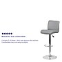 Flash Furniture Contemporary Vinyl Barstool, Gray, 2-Pieces (2DS8110BGY)~#|#~sp152797288_sc7