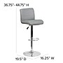 Flash Furniture Contemporary Vinyl Barstool, Gray, 2-Pieces (2DS8110BGY)~#|#~sp152797294_sc7