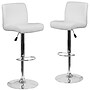 Flash Furniture Contemporary Vinyl Barstool, White, 2-Pieces (2DS8110BWH)~#|#~sp152797303_sc7