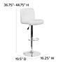 Flash Furniture Contemporary Vinyl Barstool, White, 2-Pieces (2DS8110BWH)~#|#~sp152797343_sc7