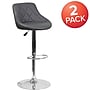Flash Furniture Contemporary Vinyl Barstool, Gray, 2-Pieces (2CH82028AGY)~#|#~sp152797684_sc7