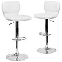 Flash Furniture Contemporary Vinyl Barstool, White, 2-Pieces (2CH132330WH)~#|#~sp152799837_sc7