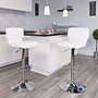Flash Furniture Contemporary Vinyl Barstool, White, 2-Pieces (2CH132330WH)~#|#~sp152799852_sc7