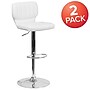Flash Furniture Contemporary Vinyl Barstool, White, 2-Pieces (2CH132330WH)~#|#~sp152799854_sc7