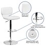 Flash Furniture Contemporary Vinyl Barstool, White, 2-Pieces (2CH132330WH)~#|#~sp152799860_sc7