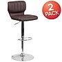 Flash Furniture Contemporary Vinyl Barstool, Brown, 2-Pieces (2CH132330BRN)~#|#~sp152800028_sc7