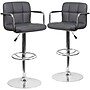 Flash Furniture Contemporary Vinyl Barstool, Gray, 2-Pieces (2CH102029GY)~#|#~sp152800055_sc7