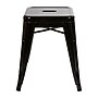 Flash Furniture Kai Industrial Iron Table Height Stackable Restaurant Stool without Back, Black, 4-Pieces/Pack (ETBT350318BLK)~#|#~sp152800165_sc7