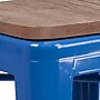 Flash Furniture Lily Industrial Metal Counter Height Stool without Back, Blue (CH3132024BLW)~#|#~sp152800595_sc7