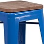 Flash Furniture Lily Industrial Metal Counter Height Stool without Back, Blue (CH3132024BLW)~#|#~sp152800601_sc7