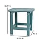 Flash Furniture Charlestown All-Weather Poly Resin Adirondack Side Table, Teal (JJT14001TL)~#|#~sp152801266_sc7