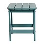 Flash Furniture Charlestown All-Weather Poly Resin Adirondack Side Table, Teal (JJT14001TL)~#|#~sp152801269_sc7